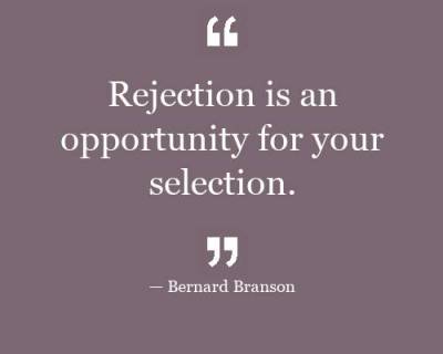 Rejection is an opportunity for your selection. – DX Innovation Institute